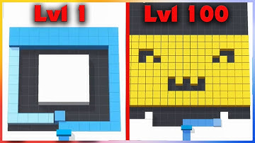 Color Fill 3D - Gameplay Walkthrough - Levels 1-100