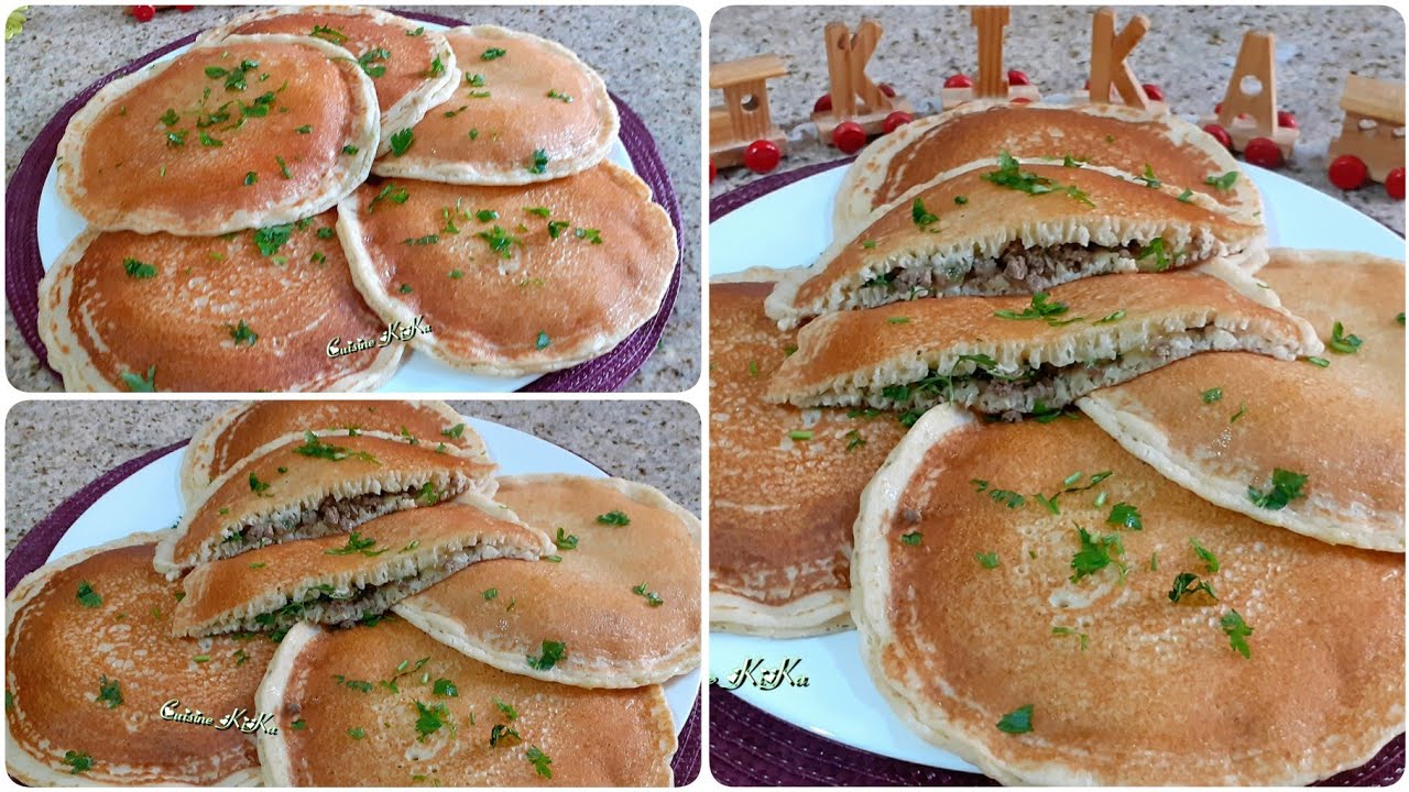 بغرير محشي و شهي من أعالي جبال القبائل(ثغريفين) وصفة تقليدية بطريقة عصرية