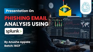 Presentation on Phishing Email Analysis using Splunk by Anusha Appala | 16CF Batch | CyberSapiens