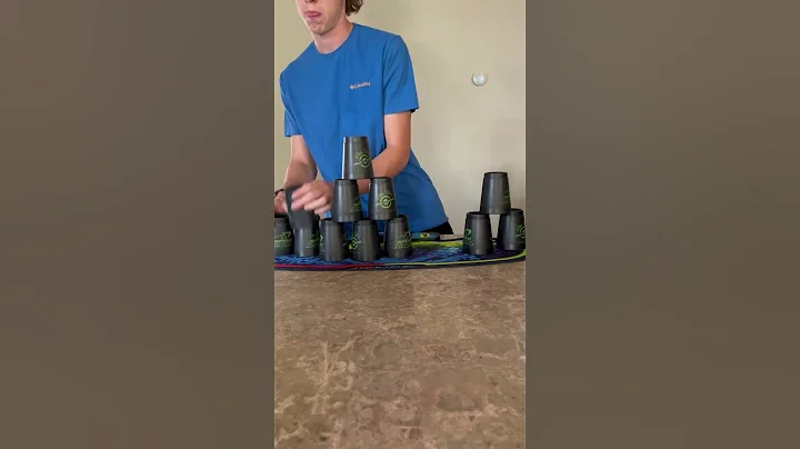 I learned to stack these cups super fast