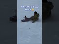How #sledding actually goes 😂 #old #funny #ouch #sleddingfun
