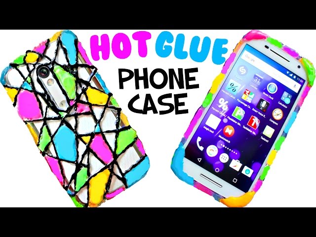 DIY Hot glue phone case Life Hack 