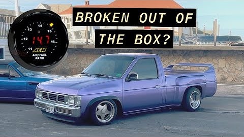 Installing An AEM Wide Band Gauge In My Nissan Hardbody!!