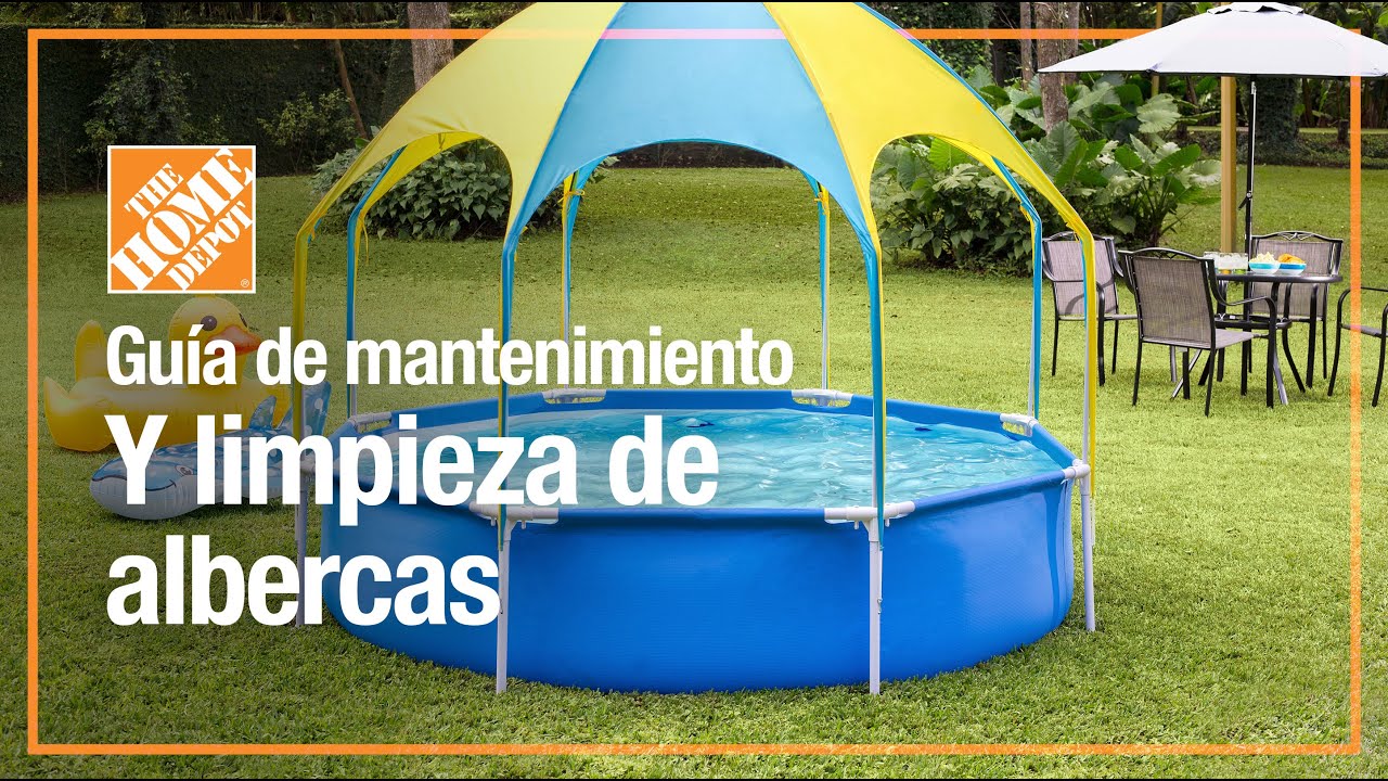 Cómo dar mantenimiento y limpieza de albercas | Jardinería | The Home Depot  Mx - YouTube