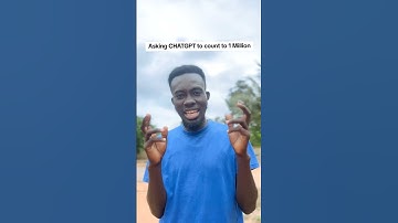Asking CHATGPT to count to 1 Million  #chatgpt #ai #onemillionchallenge #openai