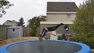 Trampoline Scorpion Fail