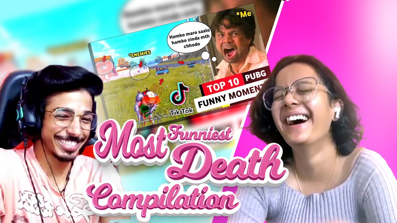 REACTING ON MY FUNNIEST PUBG DEATH COMPILATION Ft.@miniissue01