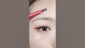 PERFECT EYEBROW TUTORIAL FOR BEGINNERS | short eyebrows | shorts