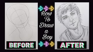 Easy Anime Drawing How To Draw Anime Boy For Beginners Step By Step Tiroos Art