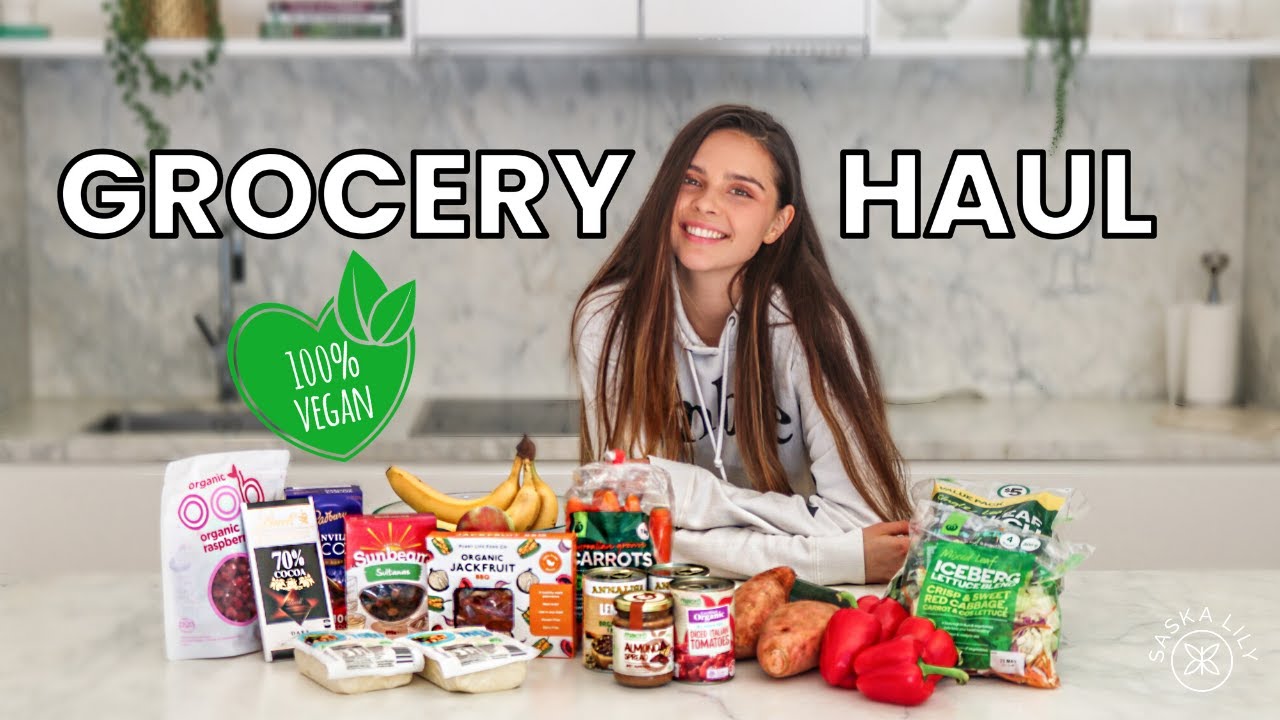 HEALTHY VEGAN GROCERY HAUL in AUSTRALIA 2020 + bonus recipe // Shop
