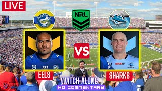 Eels vs Sharks | NRL | Parramatta Eels v Cronulla Sharks Live Watch Along