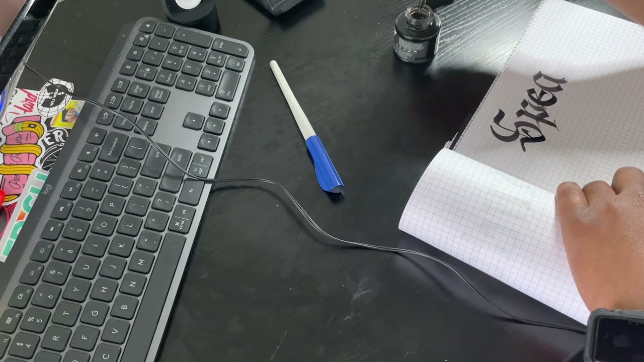 Beautiful Broad Edge Calligraphy using Pilot Parallel Pen