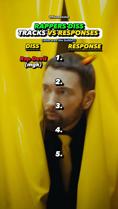 Rappers DISS Tracks Vs Responses