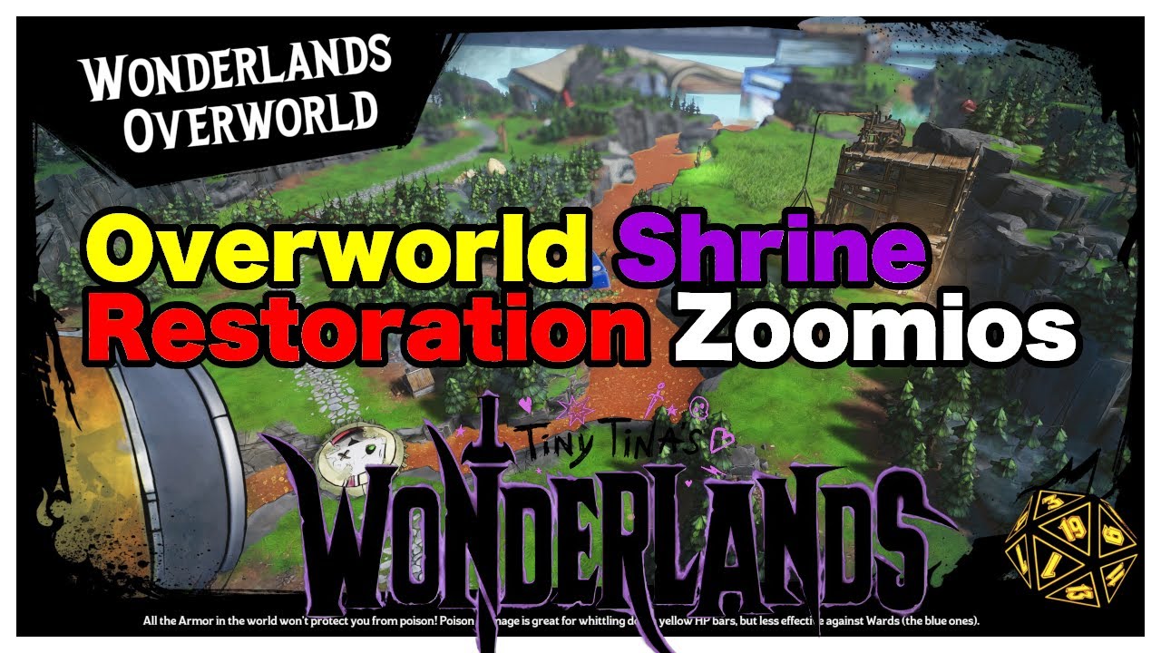 Tiny Tina's Wonderlands Overworld Shrine Restoration Zoomios