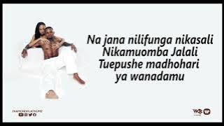 Diamond Platnumz - Naanzaje (Lyrics)