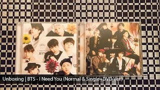Unboxing | BTS - I Need You (Normal & Single+DVD Ver.) - YouTube