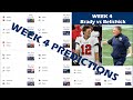 Week 4 NFL Predictions