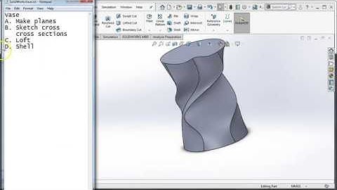 01 Vase - SolidWorks