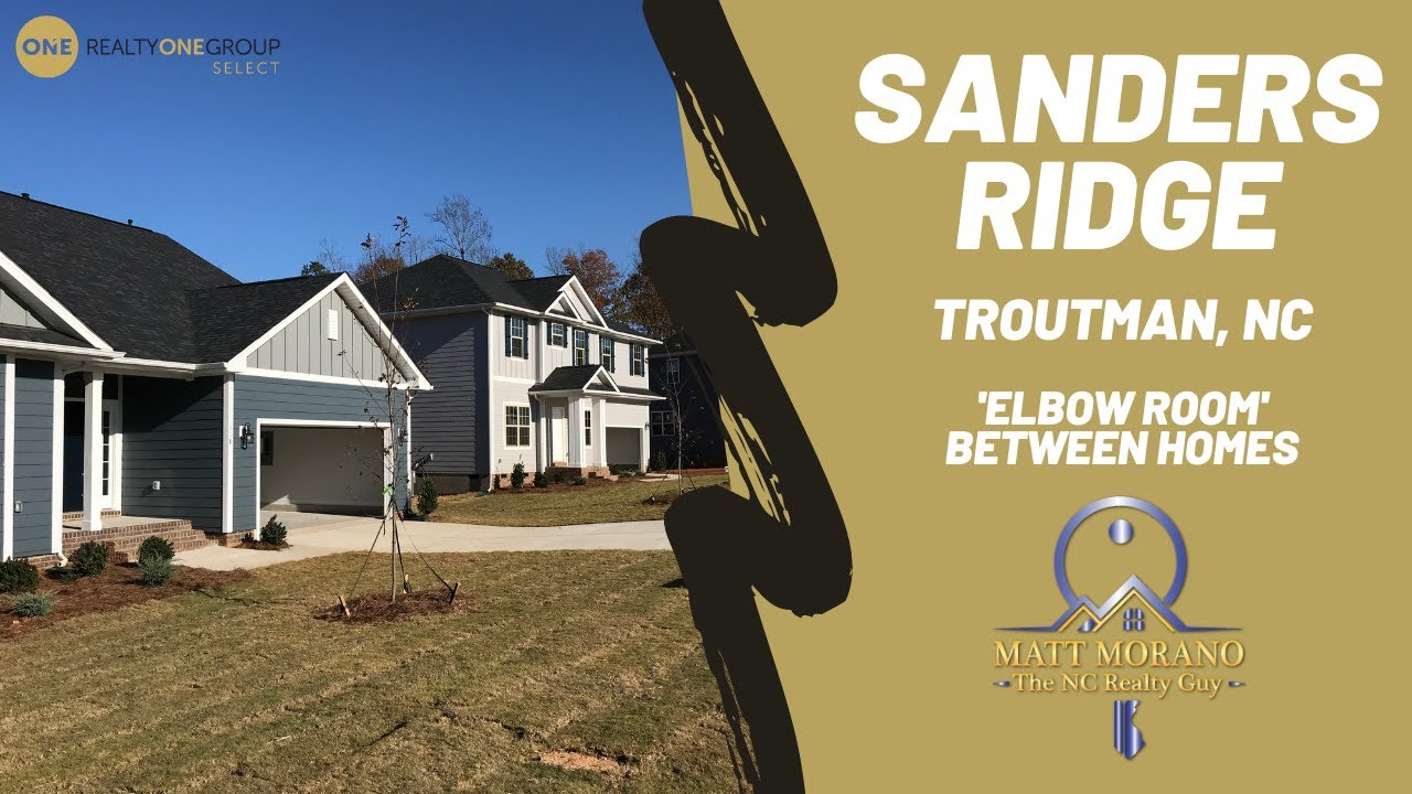 Sanders Ridge New Homes in Troutman, NC YouTube