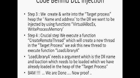 Dll Injection Basics