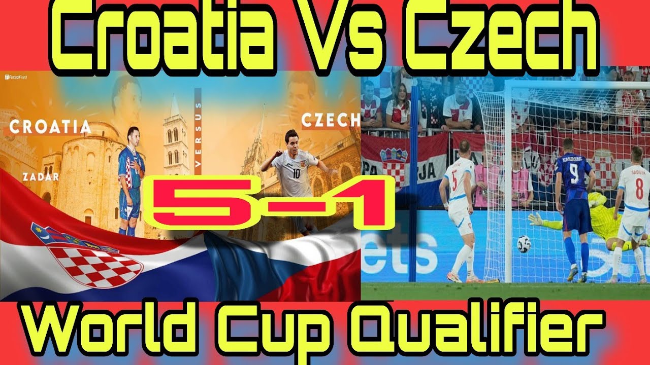 Croatia Vs Czech republic Football match high lights 2025  FIFA World cup qualifier