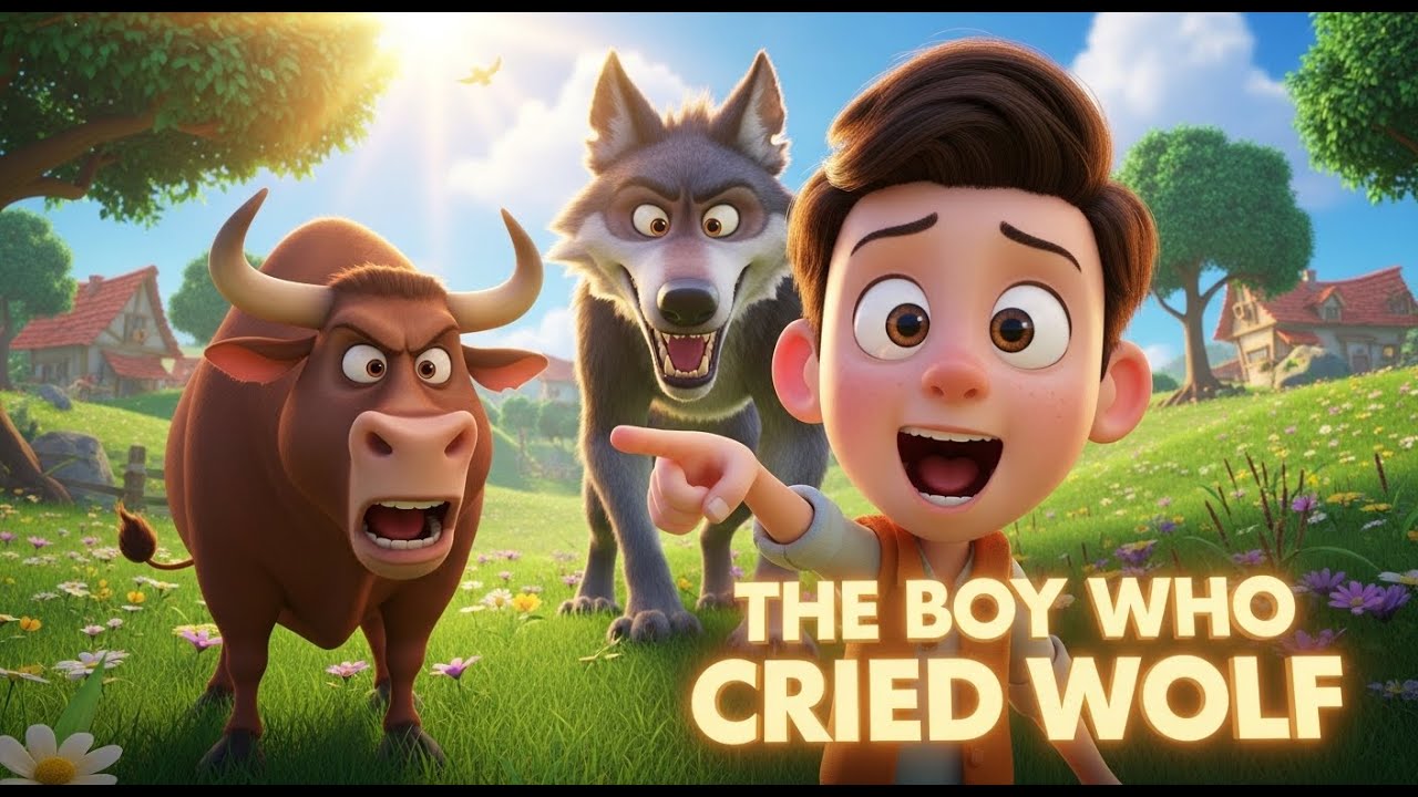 The Boy Who Cried Wolf | Moral Story for Kids | English Animated Story ...