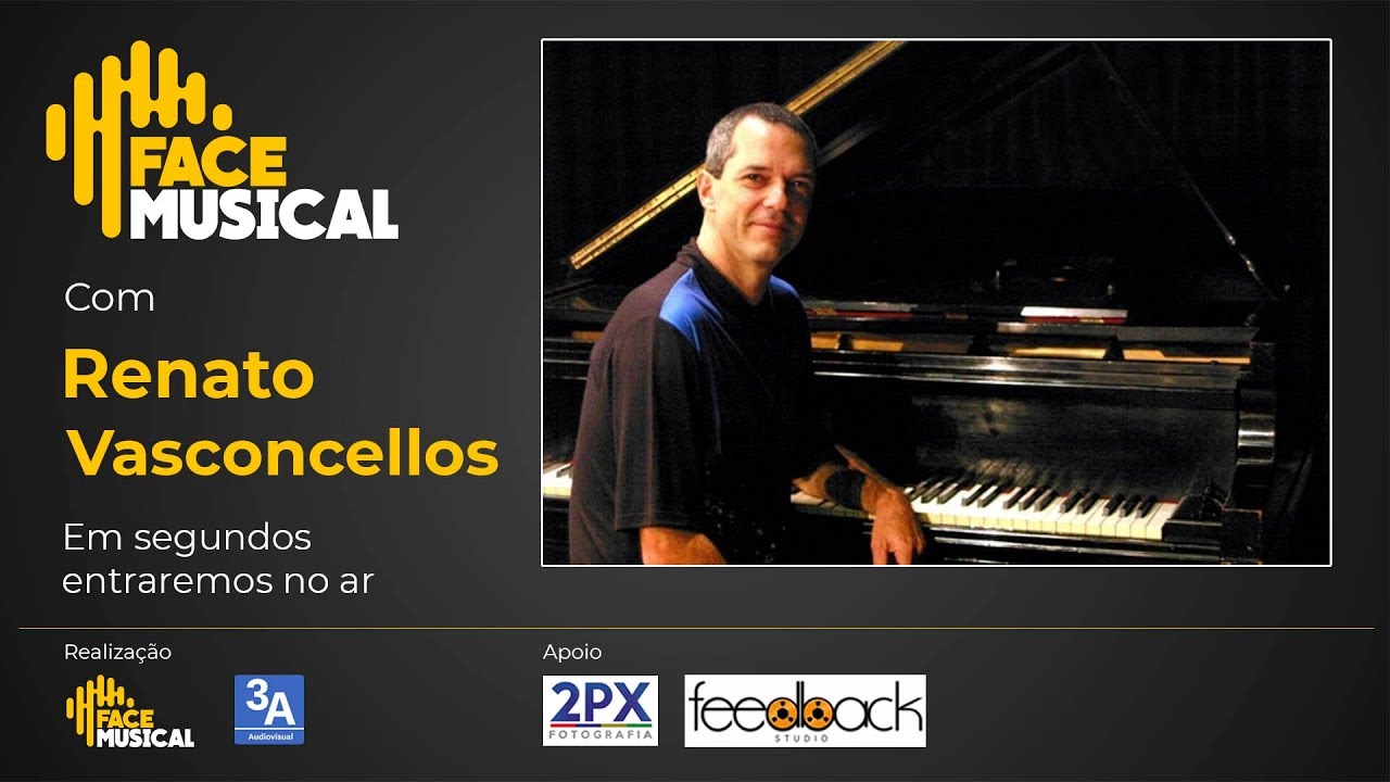 Programa ao vivo com o pianista Renato Vasconcellos