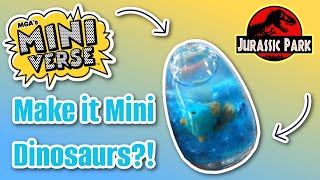 NEW Miniverse Make it Mini Dinosaurs?! Hatching a Jurassic Park Ankylosaurus! screenshot 5