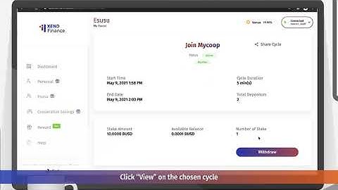 How to Withdraw from Xend Finance