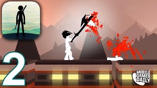STICK FIGHT Shadow Warrior Gameplay Part 2 - Yellow Belt Exam (iOS Android) screenshot 5