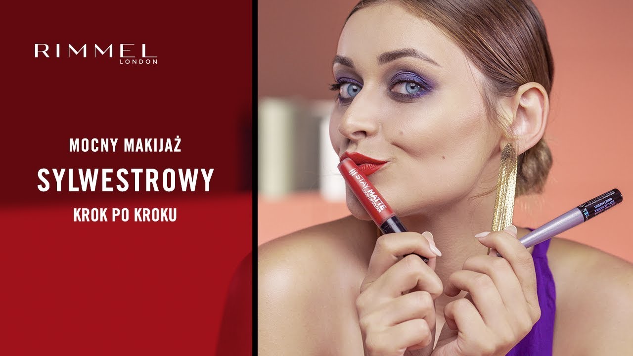 Mocny Makijaż Sylwestrowy Krok Po Kroku Rimmel London Youtube