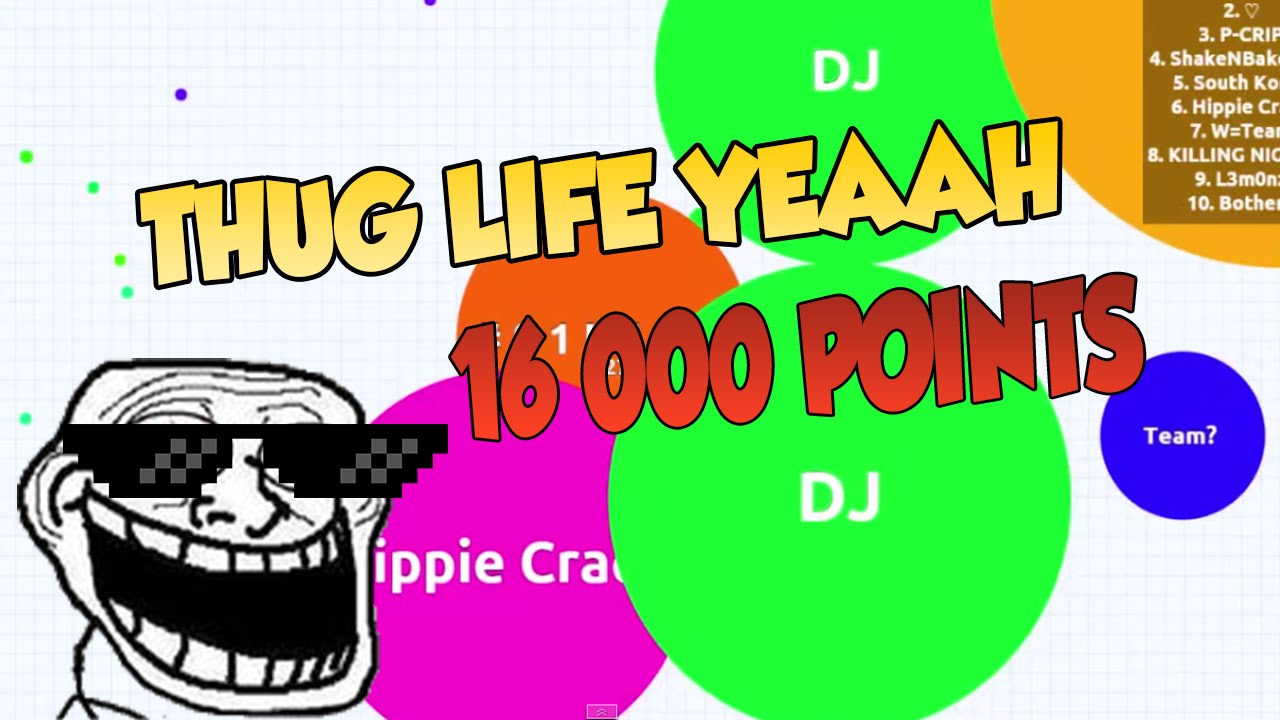 Agar.io [FR] ★ Thug 16K