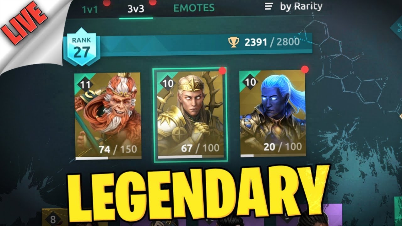 Let's Use Legendary Team π€―| SF4 Rank Pushπ₯| Shadow Fight 4 Live - YouTube
