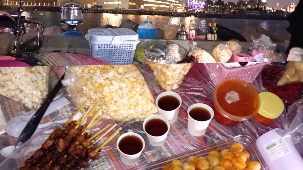 KESERUAN KITA .TAHUN BARUAN BAKAR BAKAR SATE PINGGIR LAUT.