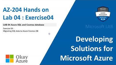 okay azure | AZ 204 | Lab 04 | Exercise 04 Part 01