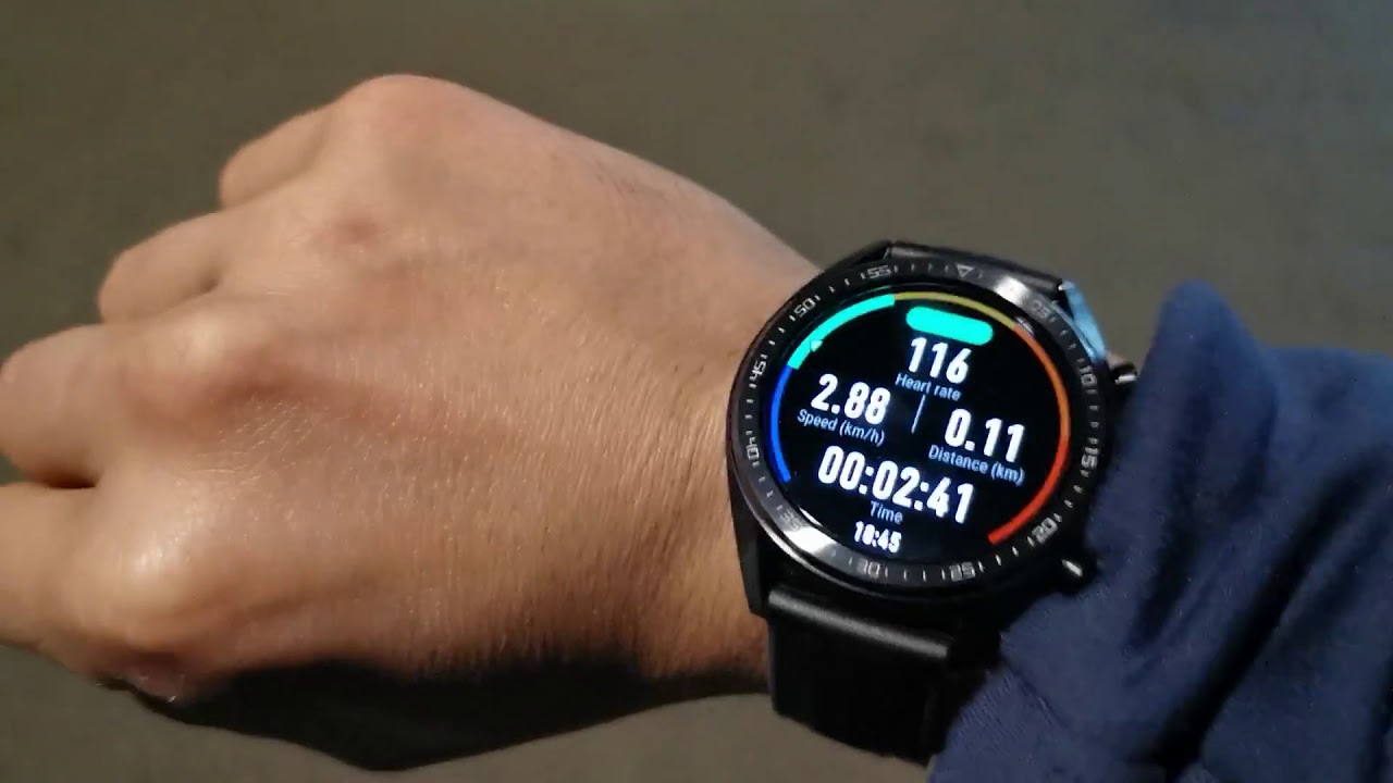 GT Watch Huawei GT Delay when showing speed, terrible hear rate - YouTube