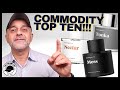 TOP 10 COMMODITY FRAGRANCES | MY FAVORITE COMMODITY PERFUMES RANKED