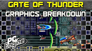 Gate of Thunder stage 2 | PC Engine Graphics Breakdown