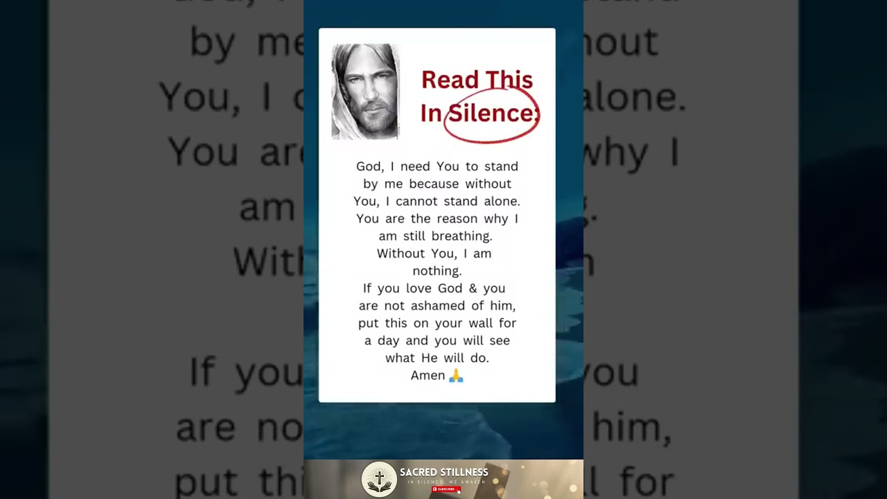 Take 10 Seconds in Silence: A Powerful Prayer for the Soul