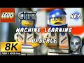 A man has fallen into the river in lego city commercial but its upscaled by machine learning to 8k