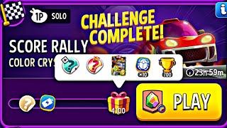 color crystals rainbow solo challenge | match masters | score rally color crystals solo today