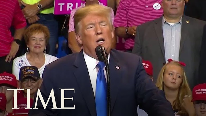 President Trump Trashes The Media As 'Fake, Fake Disgusting News' At Pennsylvania Rally | TIME