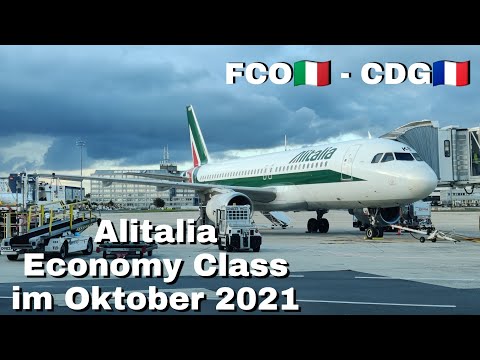 Mein Horror Flug mit Alitalia; Verspätet, kein Service und keine Sicherheit an Bord / Rom nach Paris