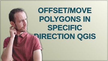 Offset/move polygons in specific direction QGIS