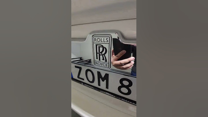 Olof K Gustafsson Visar Sin Rolls Royce