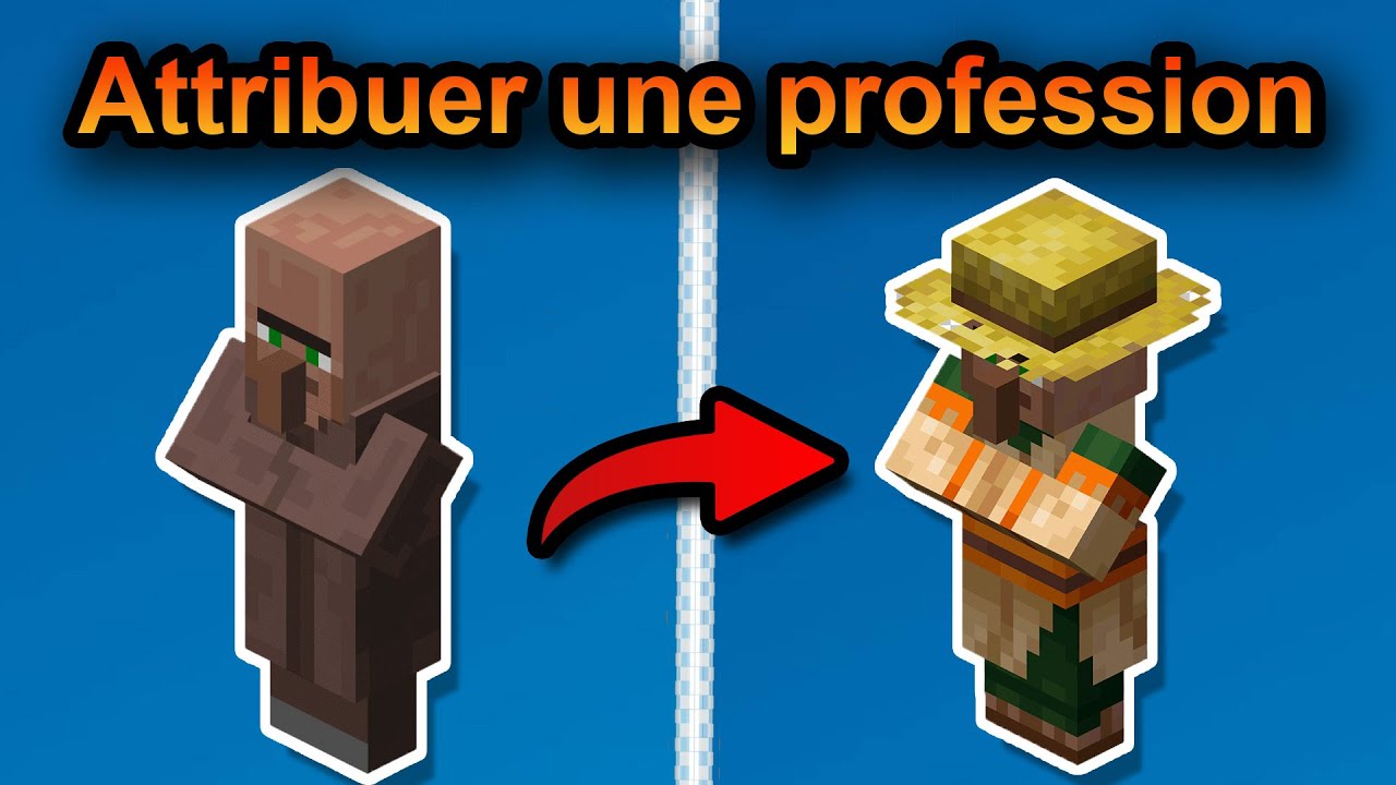 Minecraft Donner un emploi aux villageois 2024 (rapide et facile