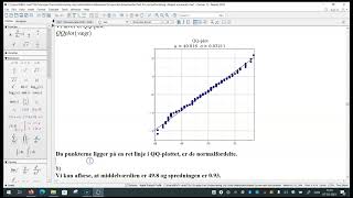 Test For Normalfordeling I Maple Gammel