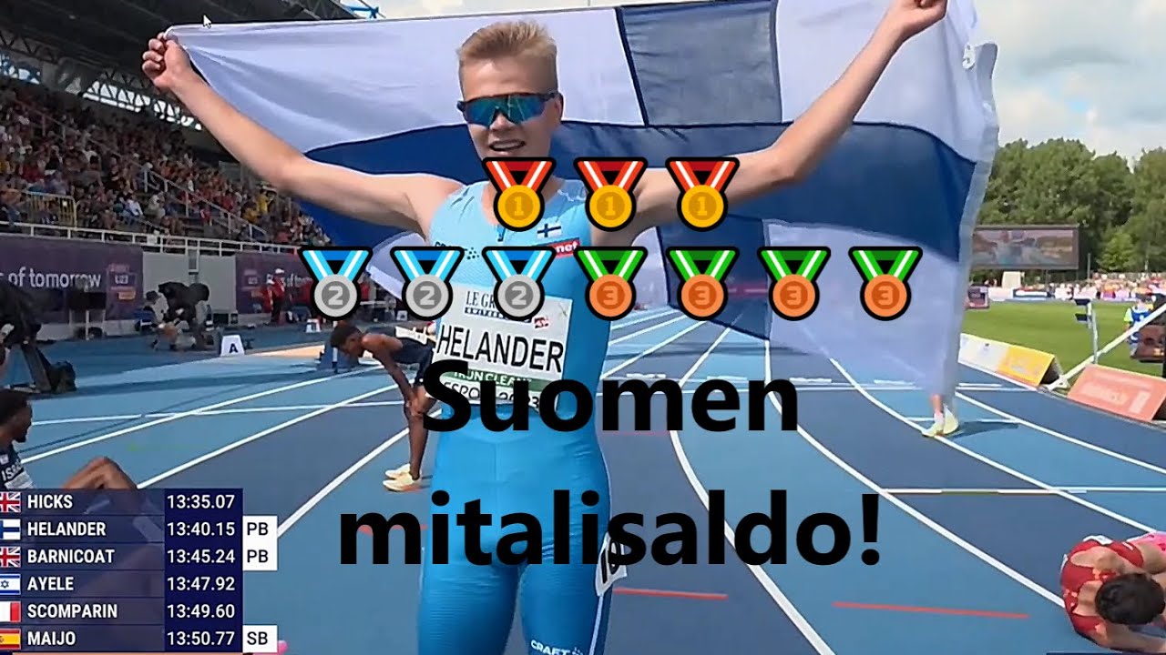 Suomen mitalistit U23 EM kisoista Espoosta!!!