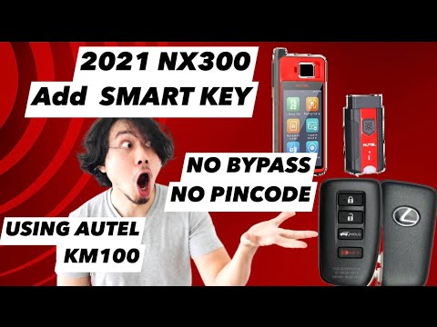 2021 LEXUS NX300 ADD SMART PROGRAMMING KEY USING AUTEL KM100 #autelkm100 #lexusnx300