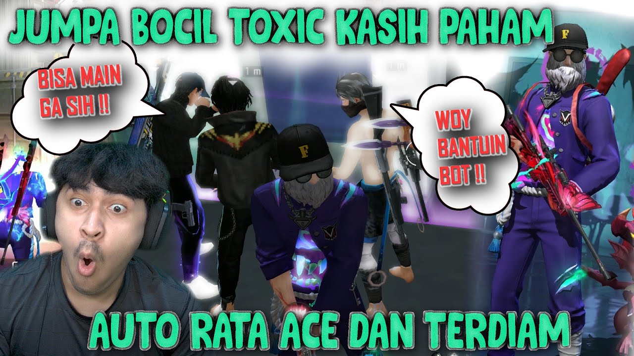PRANK BOCIL CS MALAH TOXIC NGATAIN B4B! !! AUTO BANTAI SAMPE ACE LANGSUNG TERDIAM
